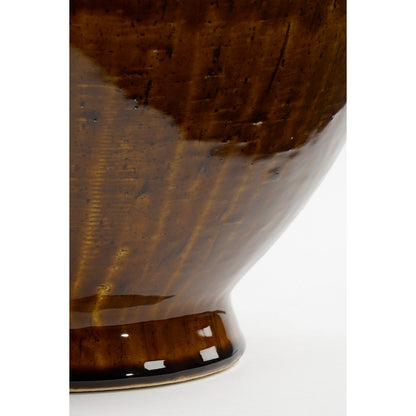 Vaas keramiek bruin H34 Ø26 cm