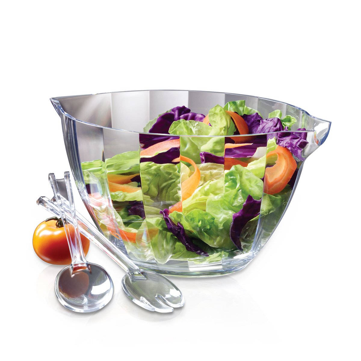 Ponskom 7.6L met pollepel en 8 acryl bekers