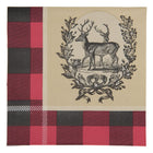 Servetten papier 20 stuks 33x33 cm rood
