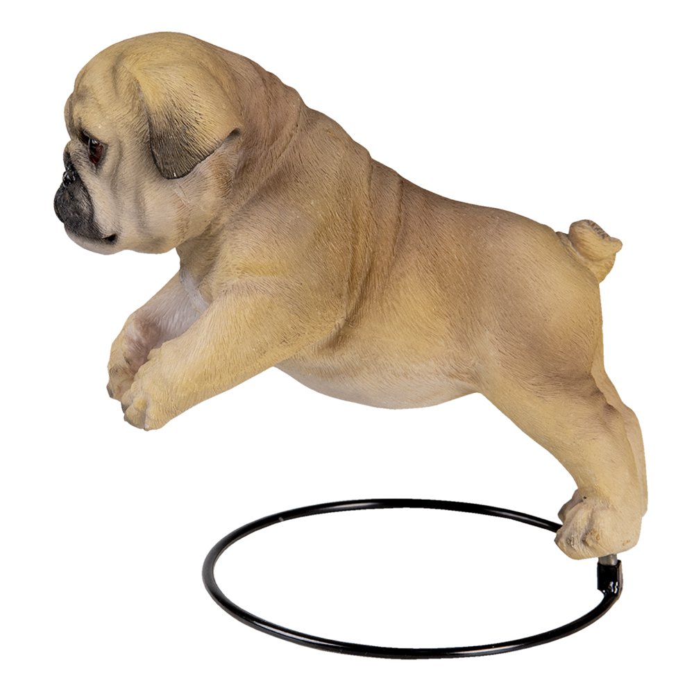 Figurine Dog 18x12x14 cm Brown Plastic Home Accessories