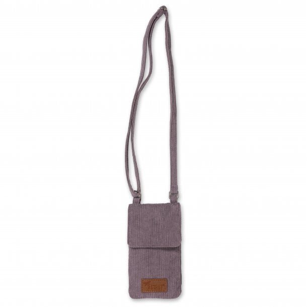 Mobieltasje corduroy lavendel 10,5x18,5 cm