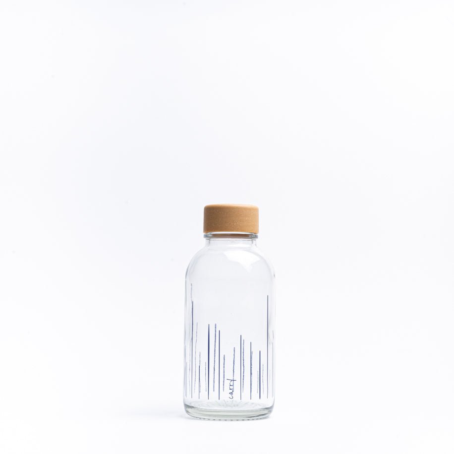 RISE UP Glazen fles van 0,4 liter