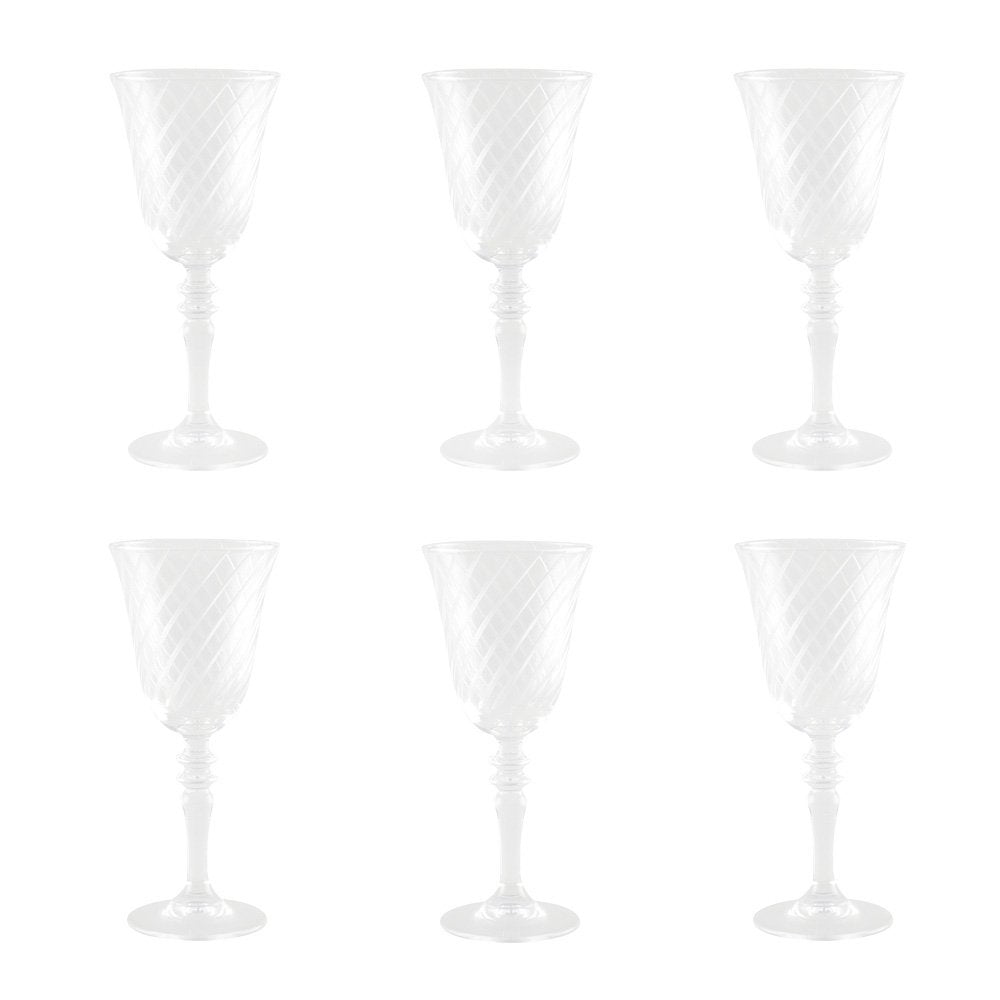 Wijnglazen 20 cm set van 6