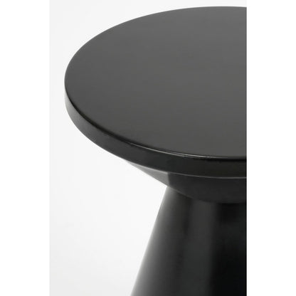 Jim Bijzettafel - H45 x Ø31 cm - IJzer - Zwart