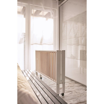 tiSsi® travel cot / folding bed / JORI folding bed beech white 120x60 cm