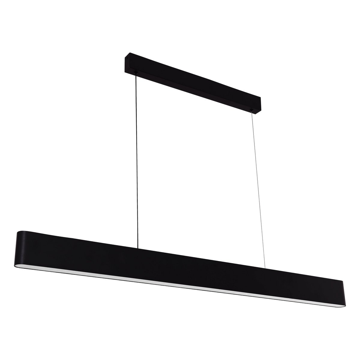 Neo Black Pendant Light 120cm with Integrated LED Lighting