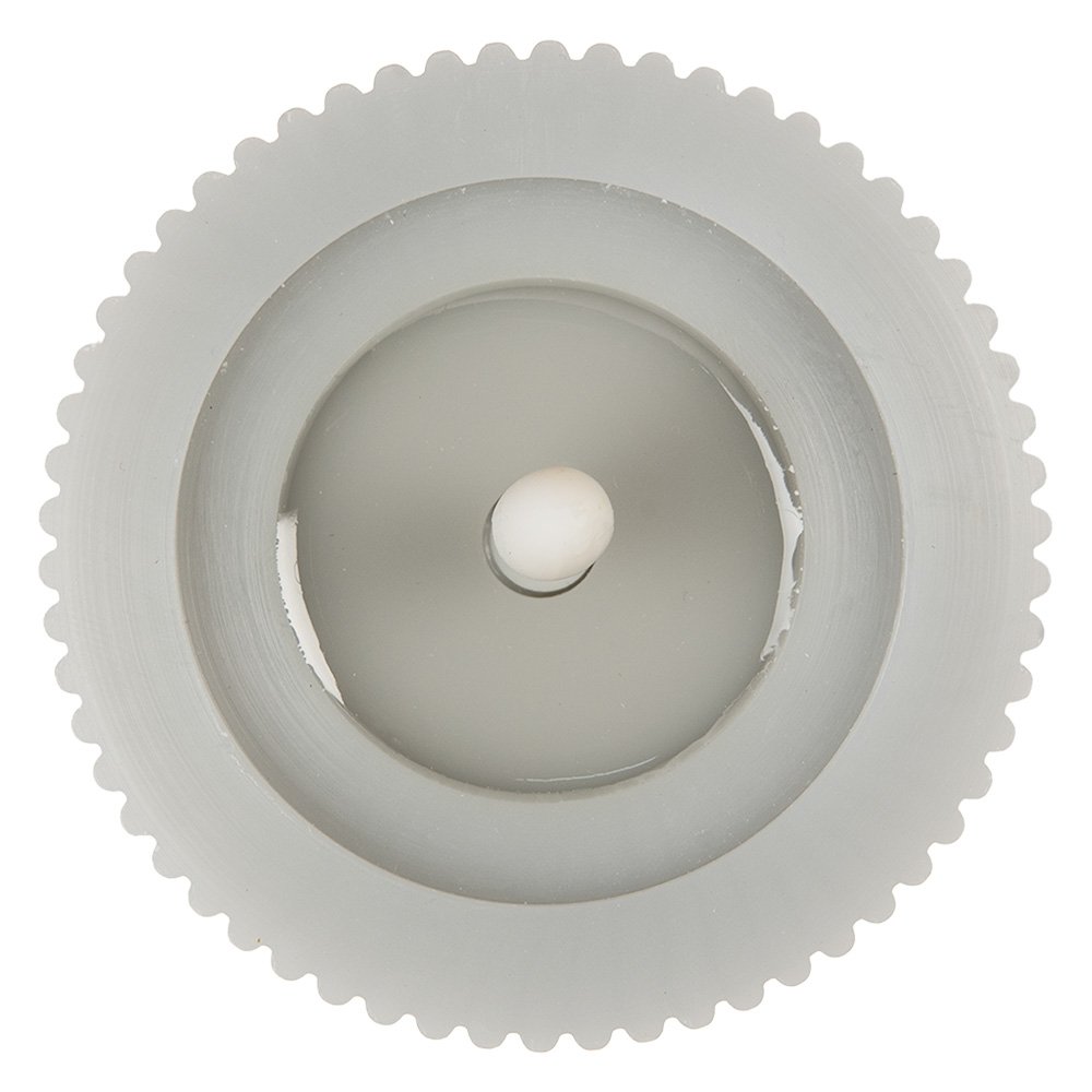 LED kaars Ø 8x13 cm grijs wax
