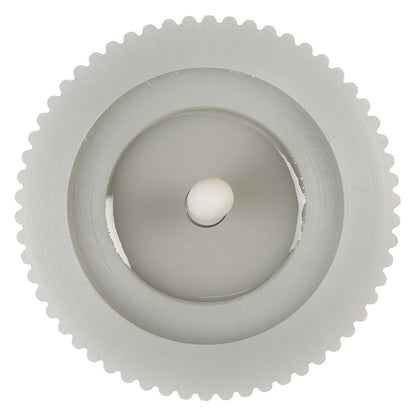 LED kaars Ø 8x13 cm grijs wax