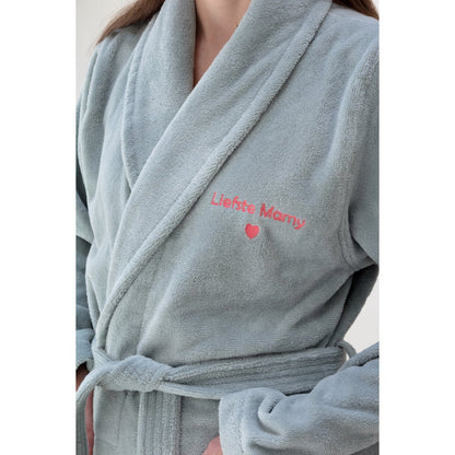 Teddy Bathrobe Sea Green