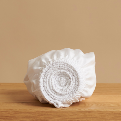 Hoeslaken TENCEL Lyocell satijn wit