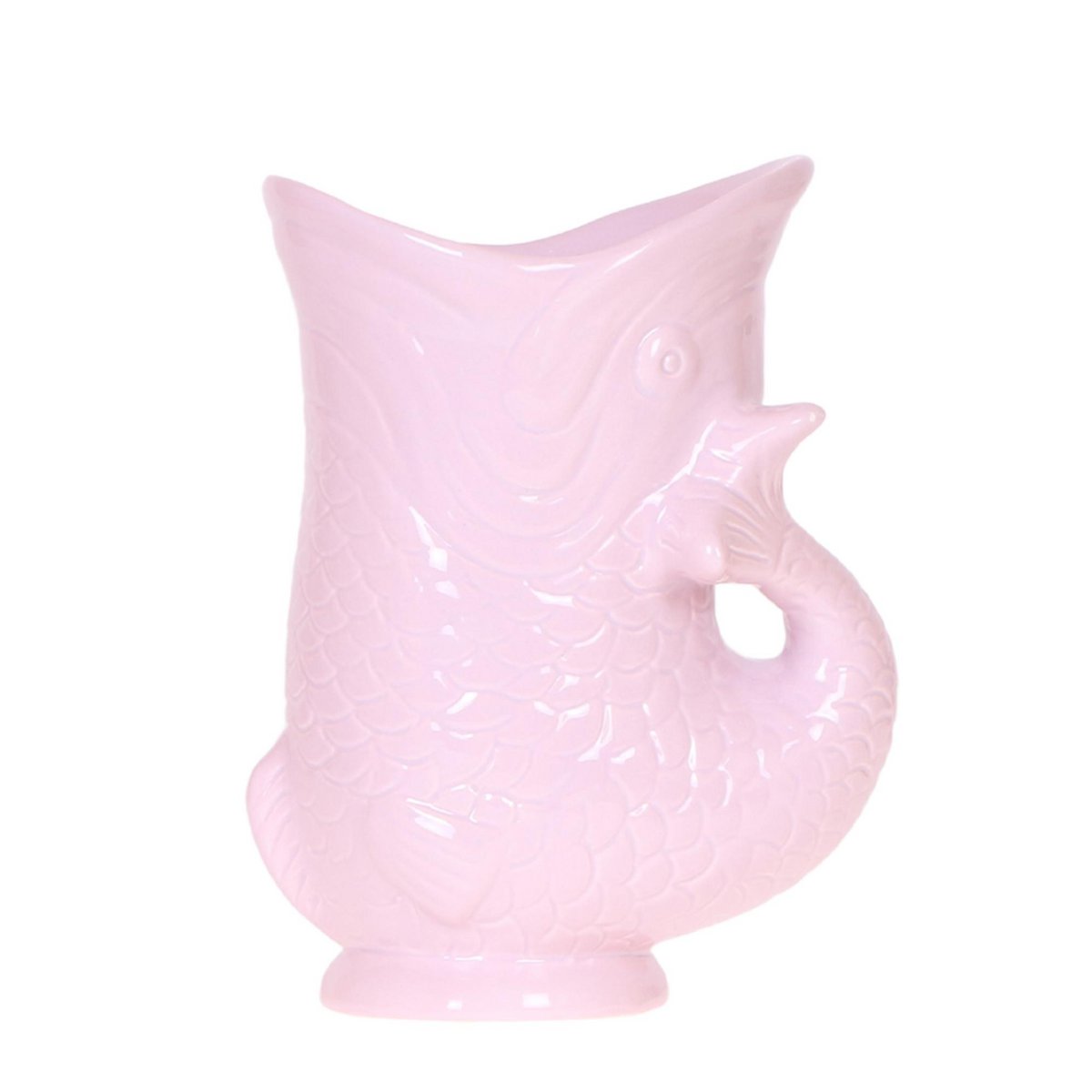 Fish-shaped Ceramic Plant Pot Pink Ø9cm