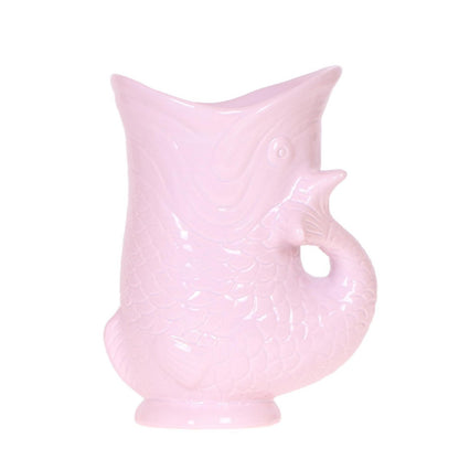 Fish-shaped Ceramic Plant Pot Pink Ø9cm