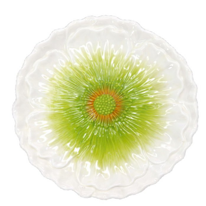 Capri green plate 26x26x3cm
