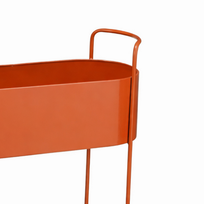 Plantenbak Moritz 55x24x65 cm ijzer rood