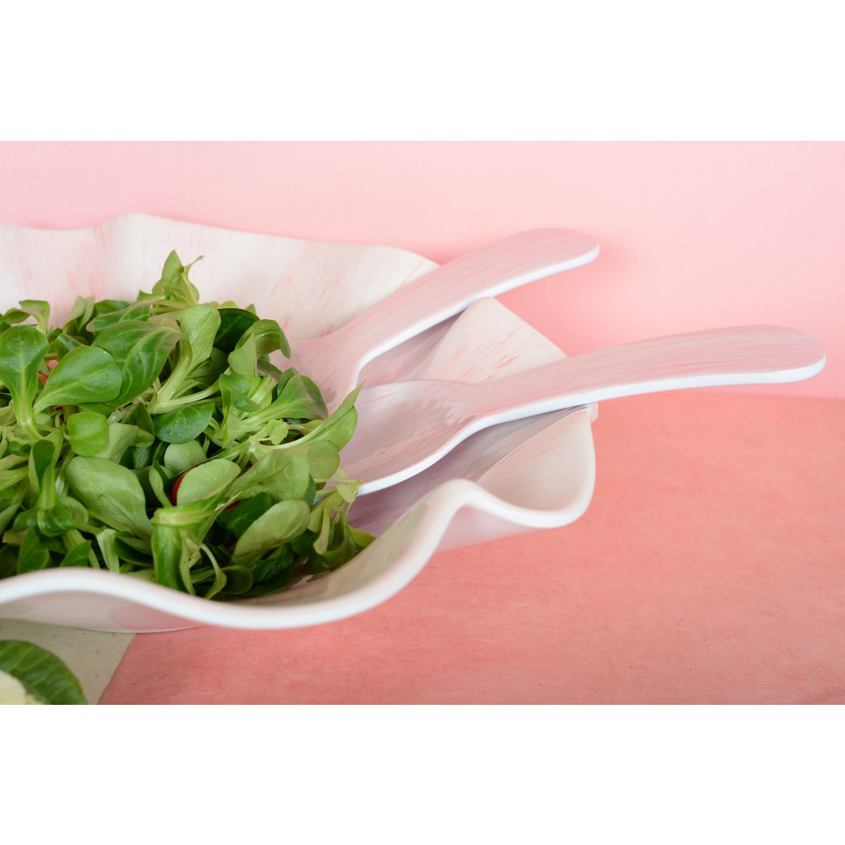 Melamine pink bowl 35x35x9cm