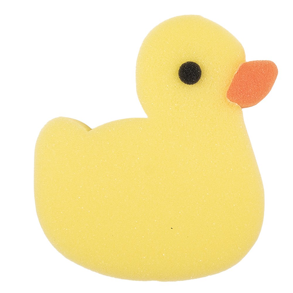Badspons eend geel 12x3x11 cm synthetisch