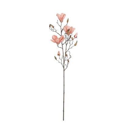 Kunstbloem Magnolia 88 cm perzik