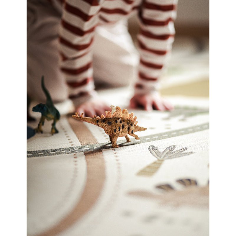 Speelmat kinderen 123x180 cm polyester dino