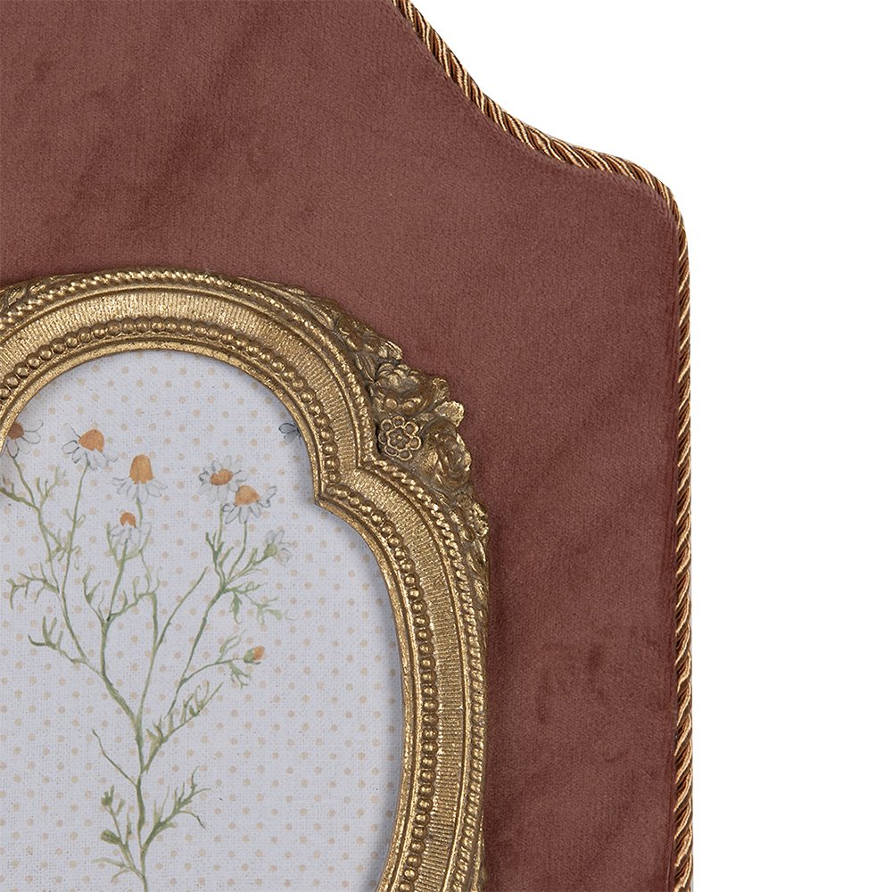 Fotolijst 10x15 cm Roze Goudkleurig Kunststof Wanddecoratie