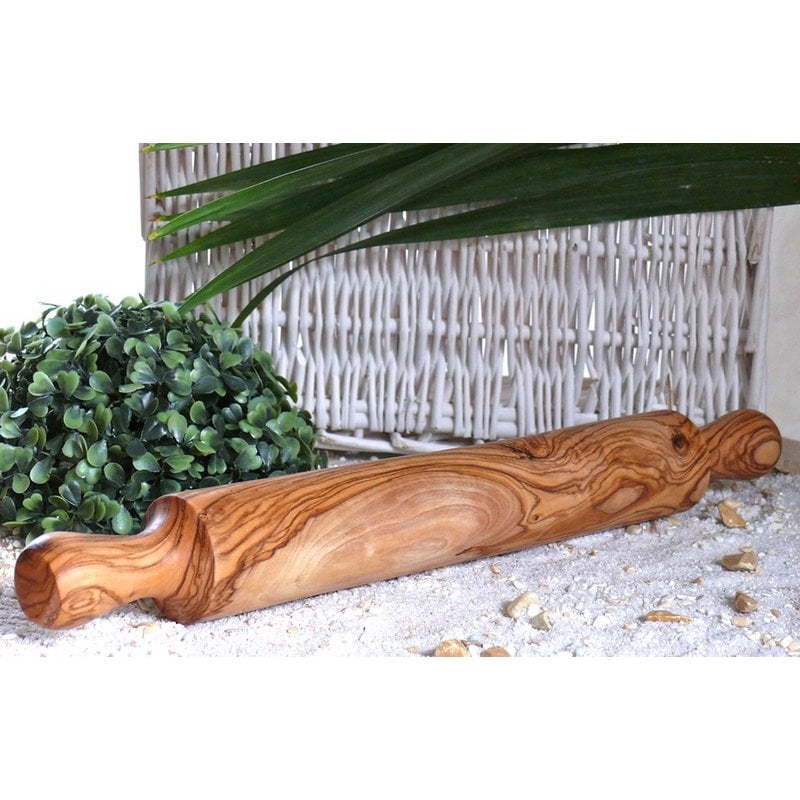 Deegroller olijfhout 40 cm