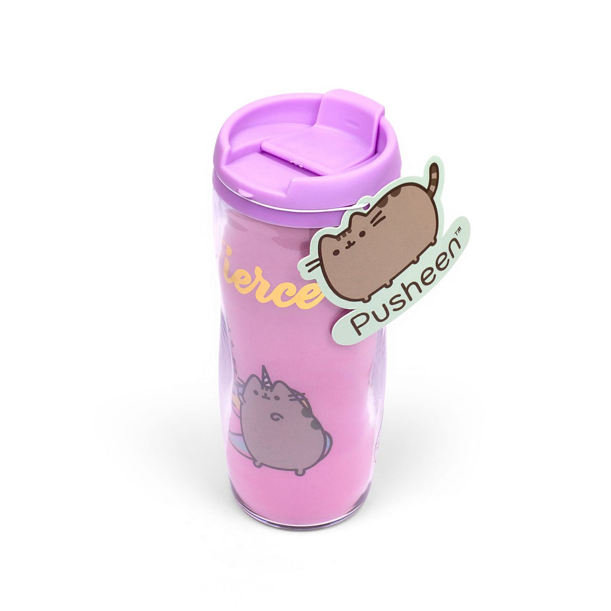 Pusheen Travel - "FIERCE" Drinking Cup with Lid