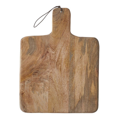 Snijplank mangohout 40x30 cm bruin
