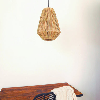 Lampenkap raffia rond 25x34 cm