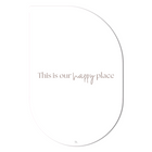 Wanddecoratie Drip 40x60 cm Dibond zwart