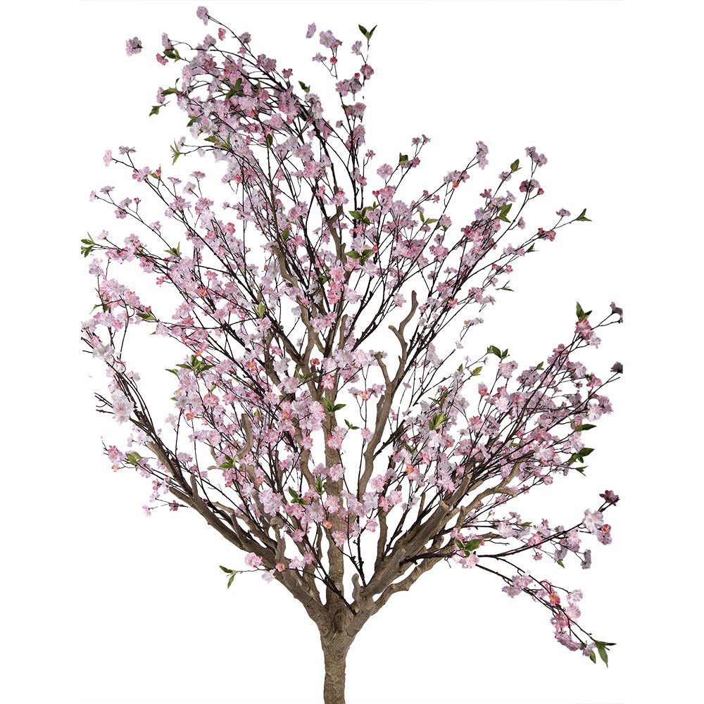 Kunst Kersenbloesem boom 190x190x300 cm roze