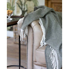 Merino Cashmere deken 140x200 cm Milano Verde