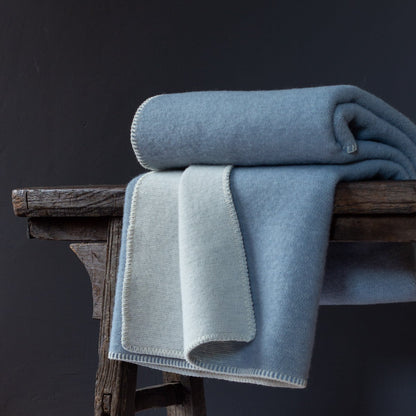 Wollen beddeken 450 gr/m² blauw