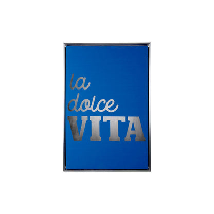 Wanddecoratie La Dolce Vita 40x60 cm blauw