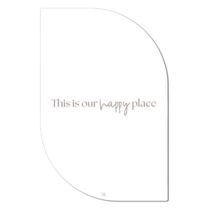Wanddecoratie Drip 40x60 cm Dibond zwart