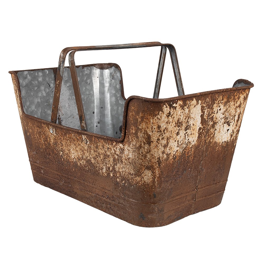 Planthouder 45x28x23 cm bruin keramiek