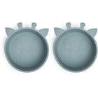 Alex Silicone Deep Plate 2-pack Giraffe