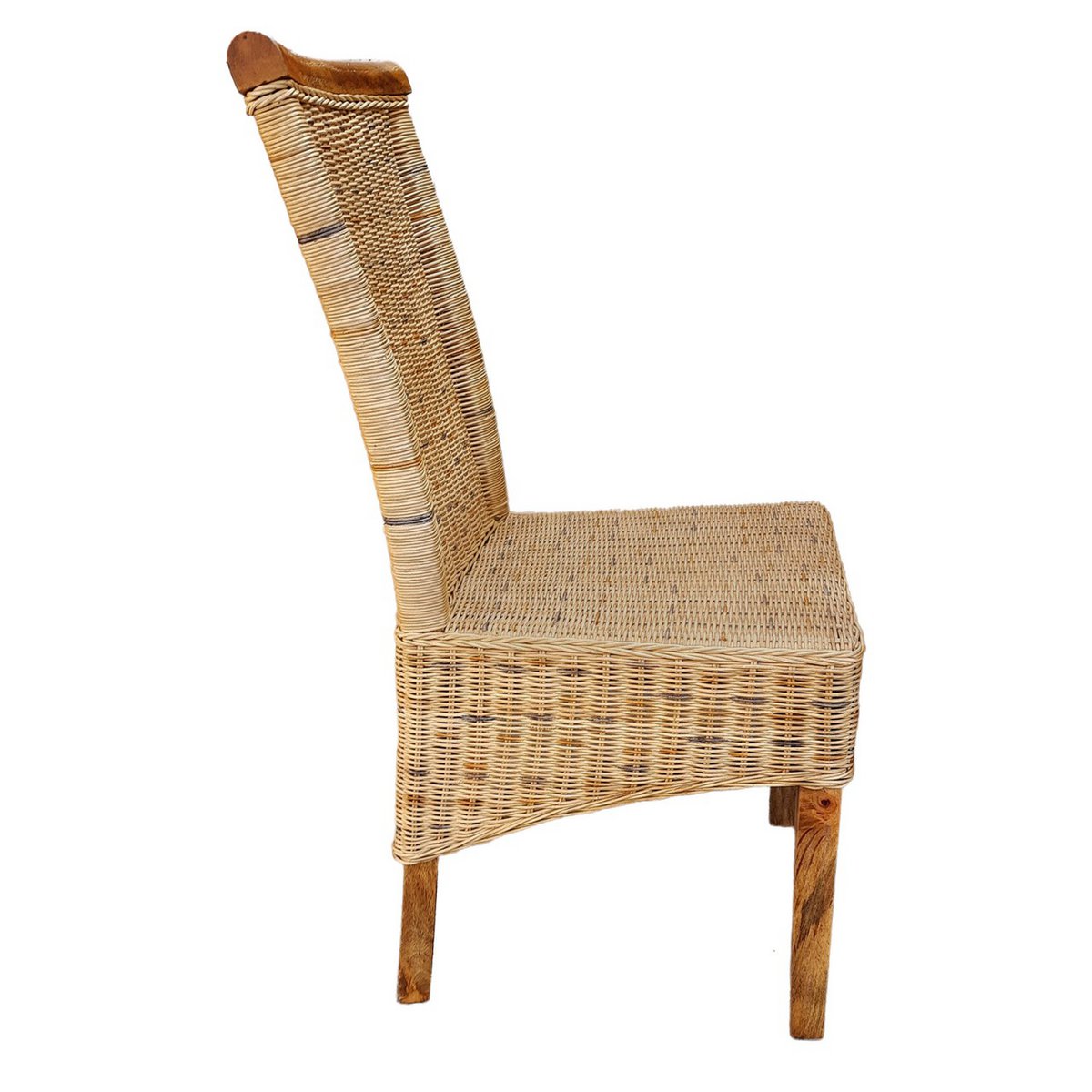Eetkamerstoelen Set Van 4 Rotan Tabacco Stoel Duurzaam