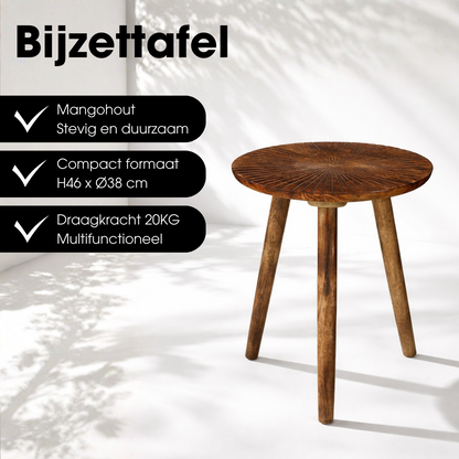 Side Table Pomante Dark Brown