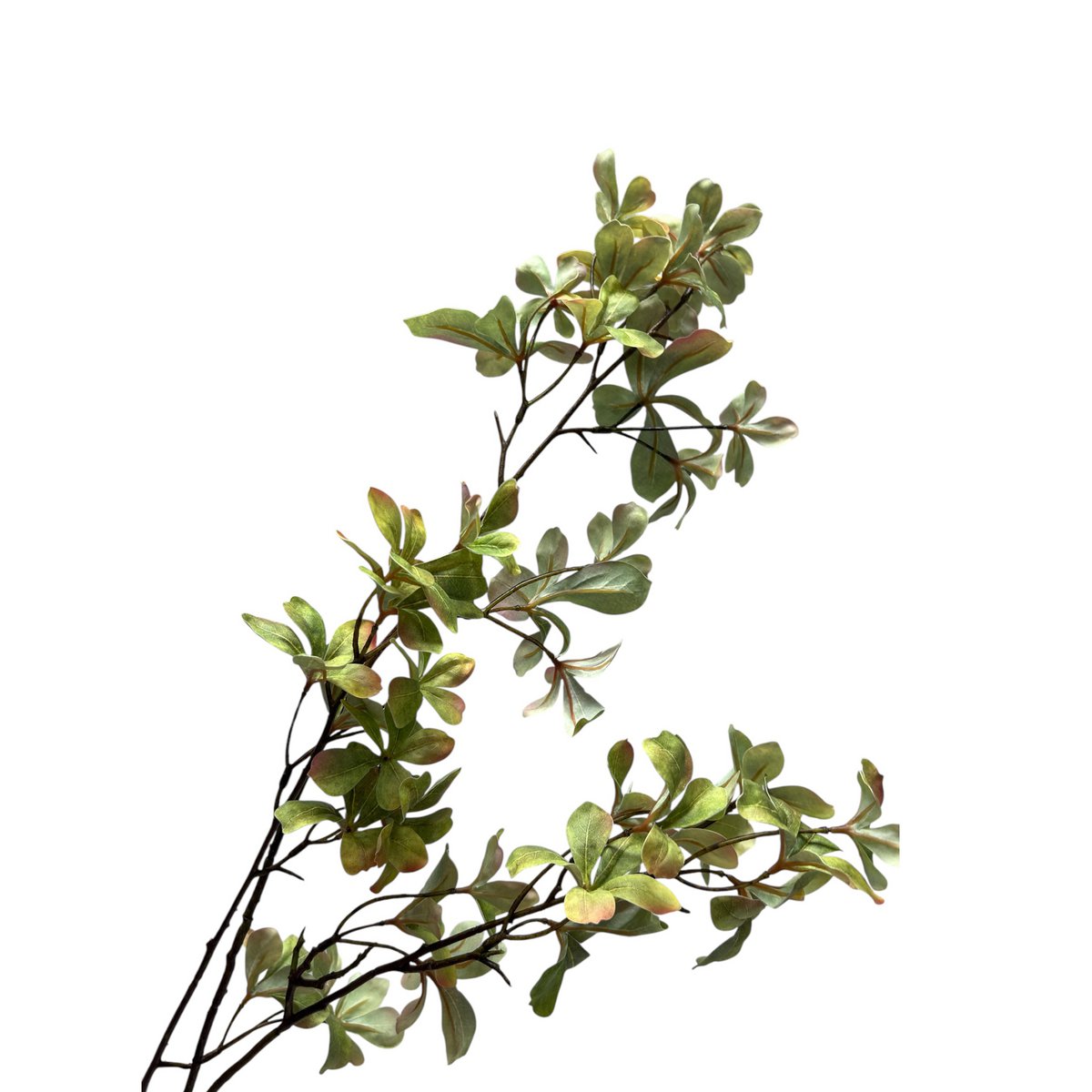 Zijden kunstbloem 110 cm lichtgeel