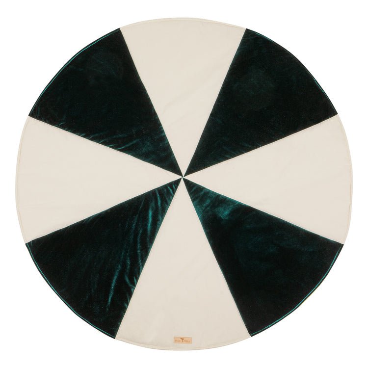 "Green Candy" Kerst Ronde Patchwork Mat