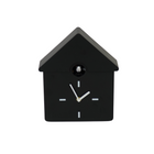 Cheerful Black Cuckoo Clock Interior Decor 24x27x9cm