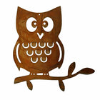 Decoratieve uil 15x15 cm roestpatina