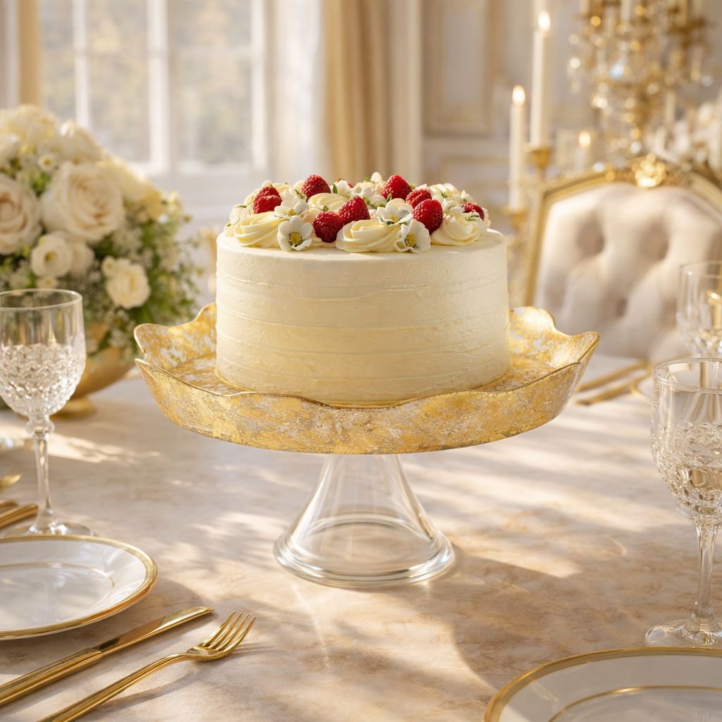 Gouden kanten cakebotel