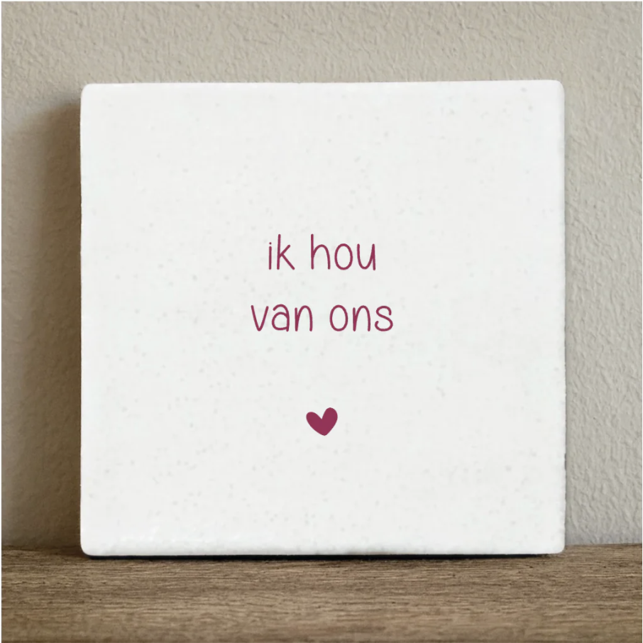 Tegeltje 10x10 cm