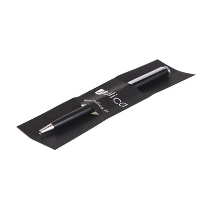 Balpen zwart diamant