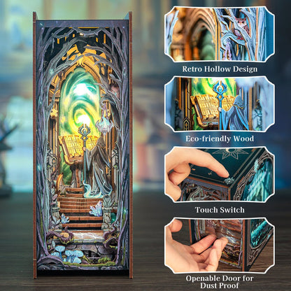 Booknook The Gate of Wonderland 16x8x21,7cm hout
