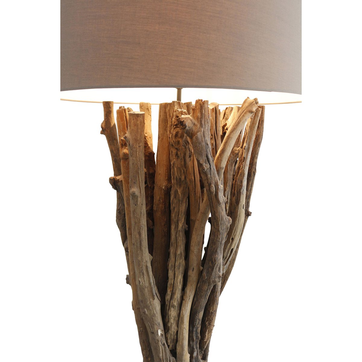 Vloerlamp drijfhout 175 cm naturel bruin