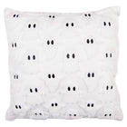 Cushion 45x45 cm White Synthetic