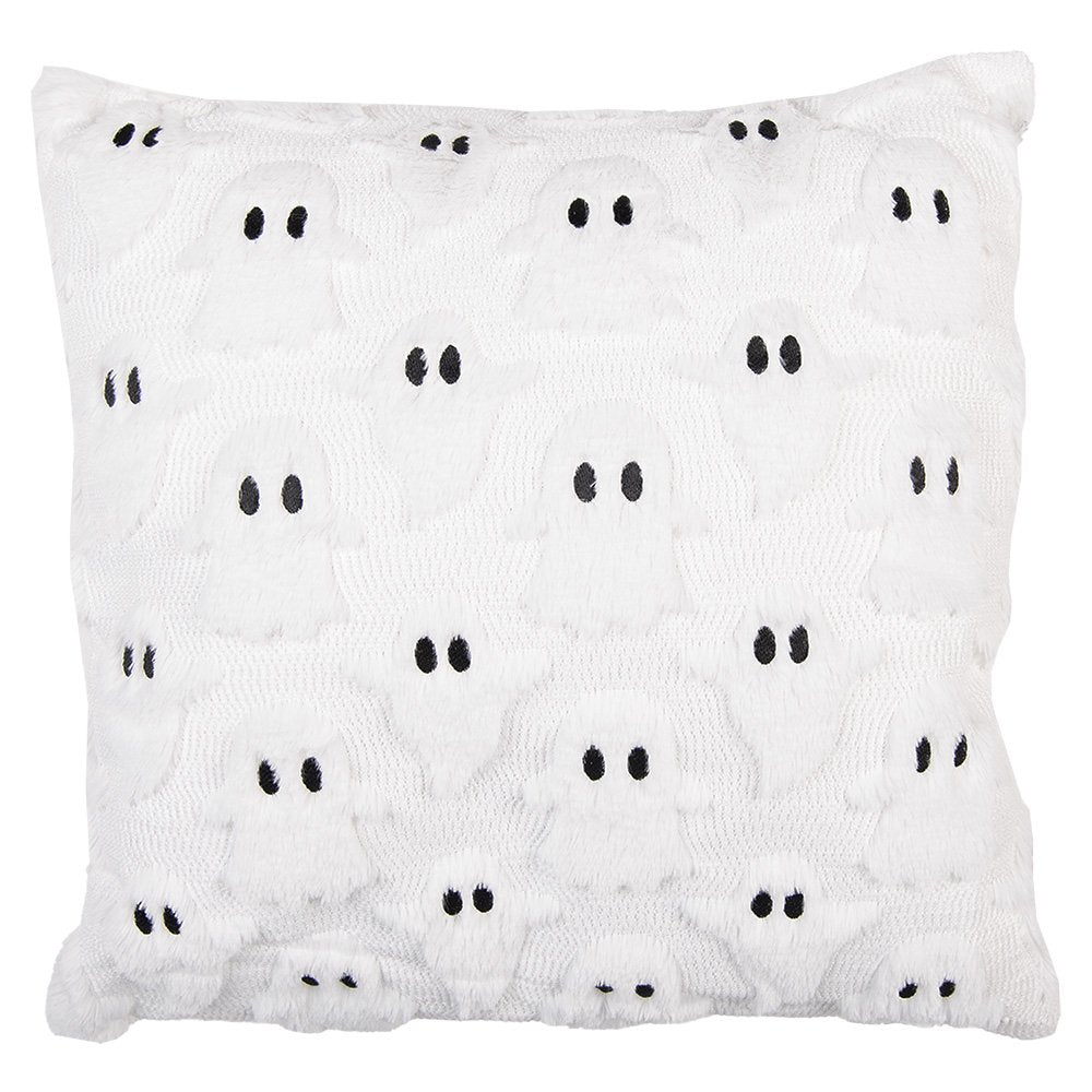 Cushion 45x45 cm White Synthetic