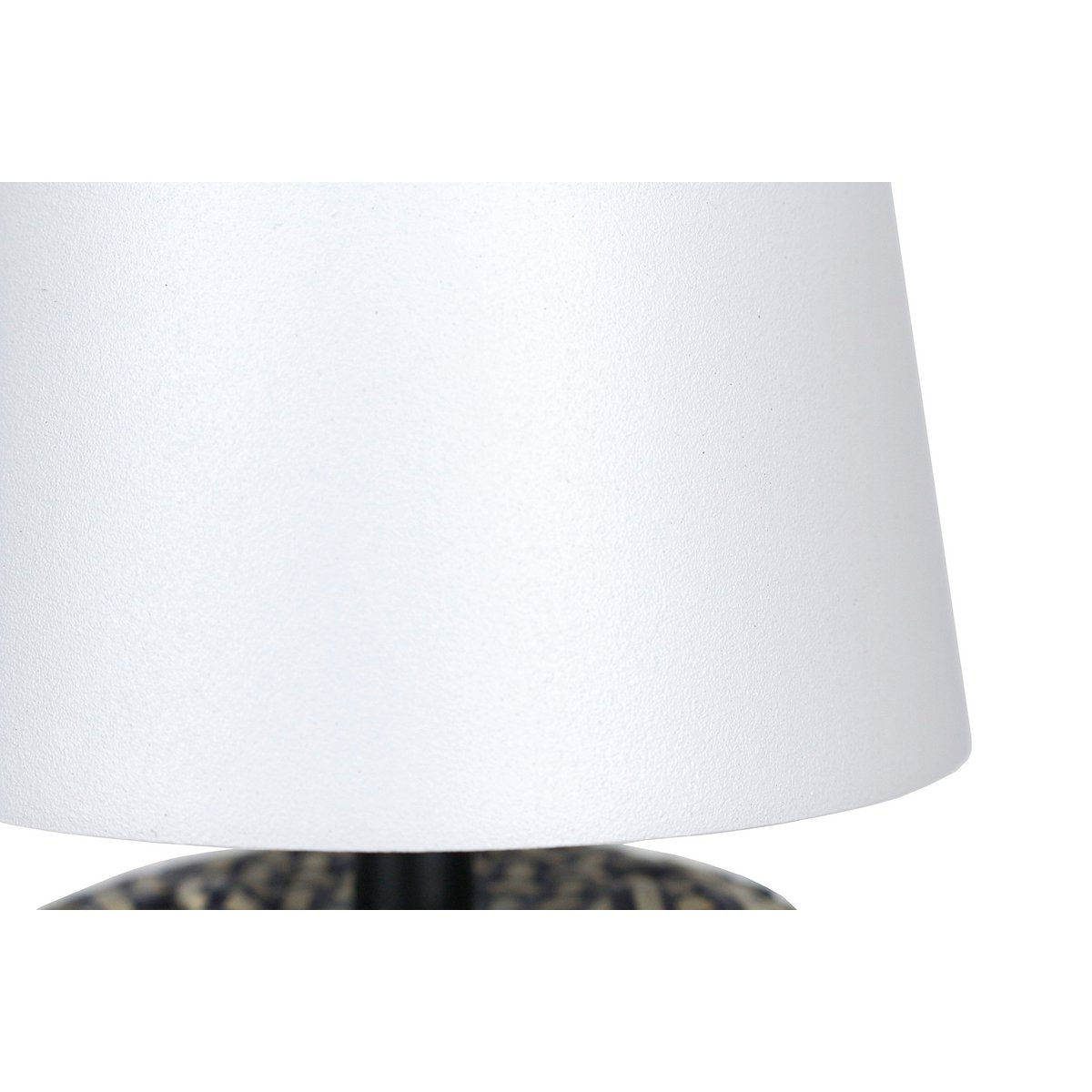 Tafellamp 29 cm zwart wit LED oplaadbaar