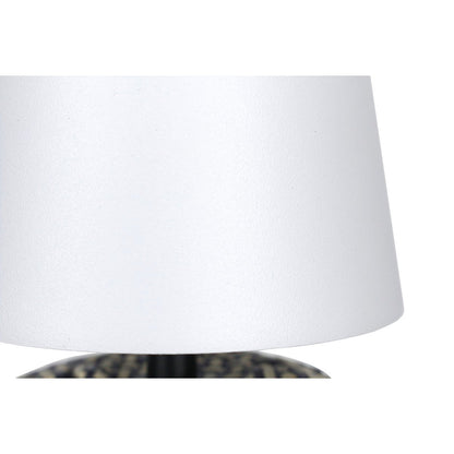 Tafellamp 29 cm zwart wit LED oplaadbaar
